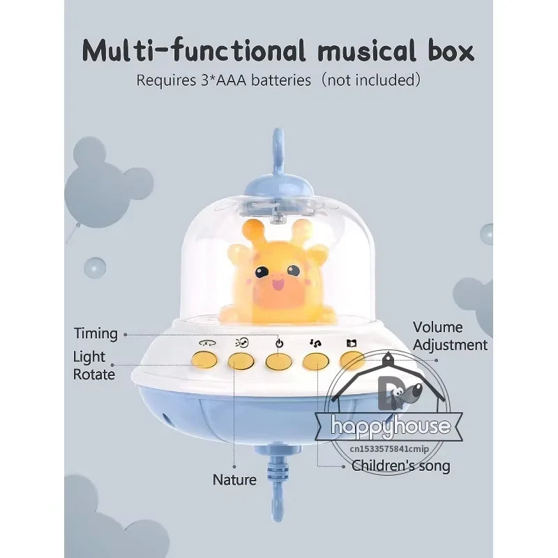 Musical Baby Crib