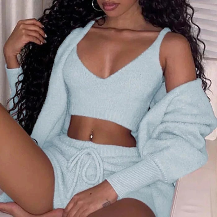 Shorts Pajama Set 3 pieces