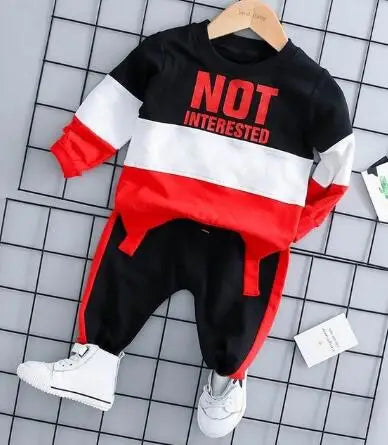 Fleece Children Hooded Outerwear Tops Pants 3PCS