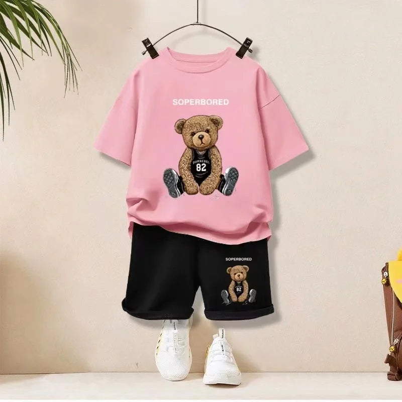 T-shirts and Shorts 2 Pieces Suit Kid Outfits