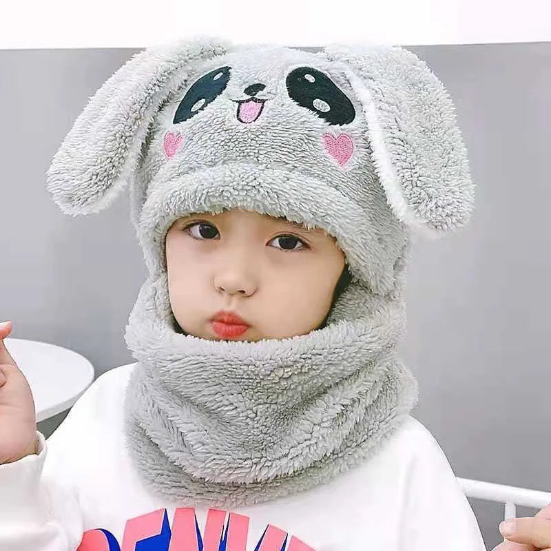 Winter Scarf Hat Children