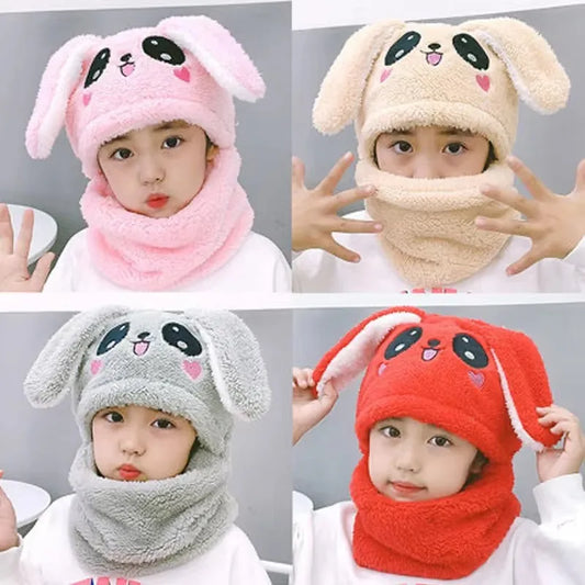 Winter Scarf Hat Children