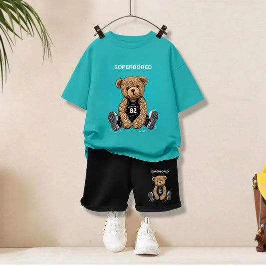 T-shirts and Shorts 2 Pieces Suit Kid Outfits
