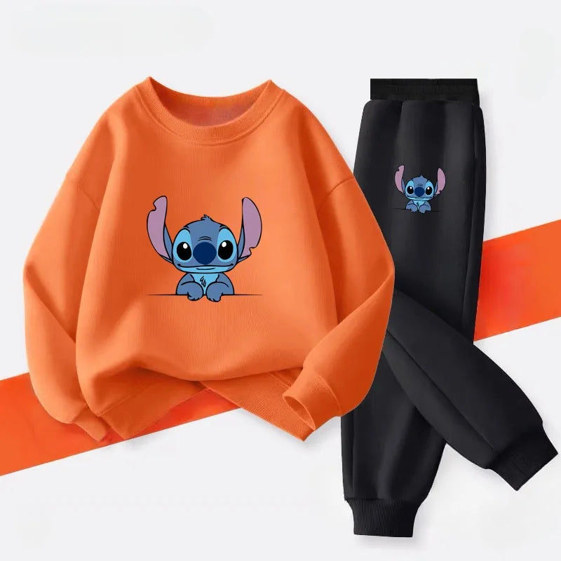 Stitch Pullover and Trousers 2pcs Suit