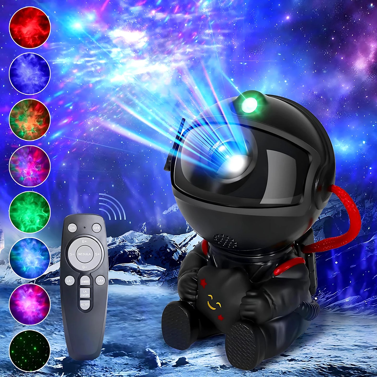 Galaxy Night Light Astronaut