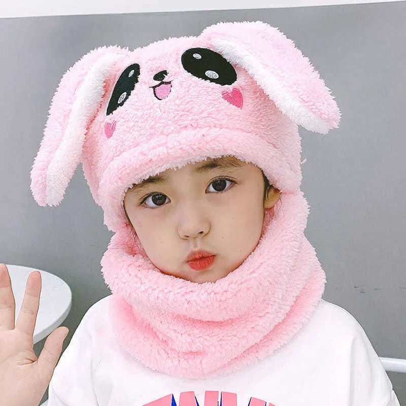 Winter Scarf Hat Children