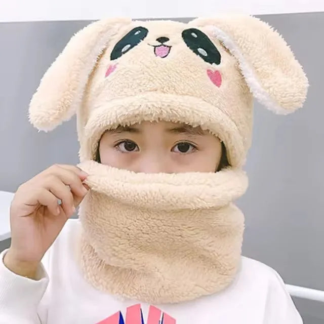 Winter Scarf Hat Children