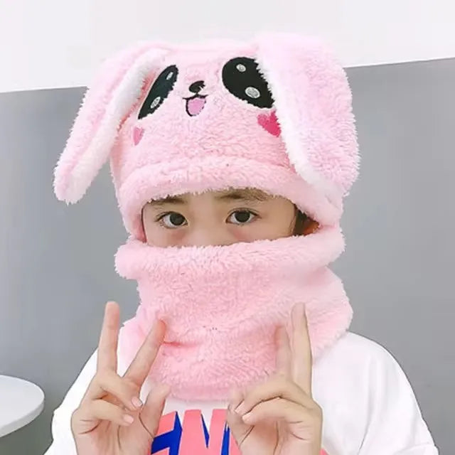 Winter Scarf Hat Children