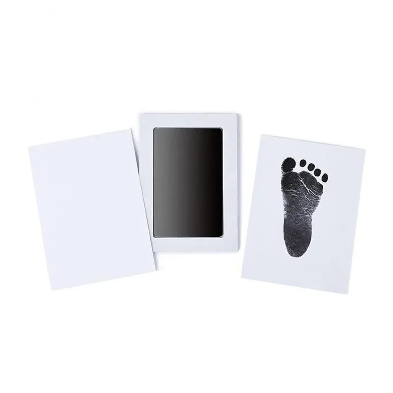 Newborn Baby DIY Hand And Footprint Kit Ink Pads Photo Frame Handprint