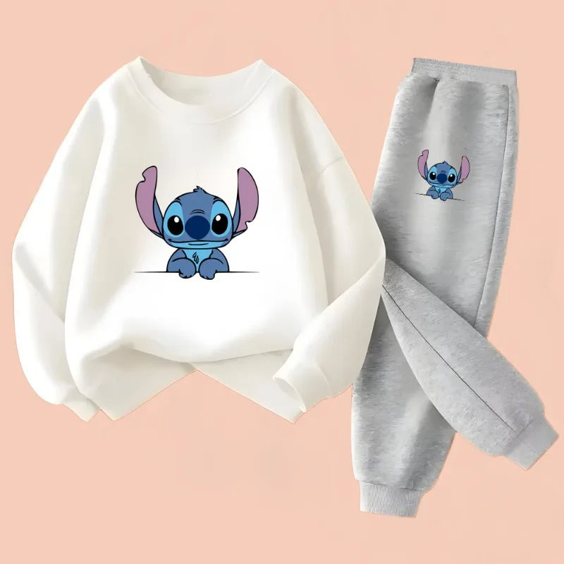 Stitch Pullover and Trousers 2pcs Suit