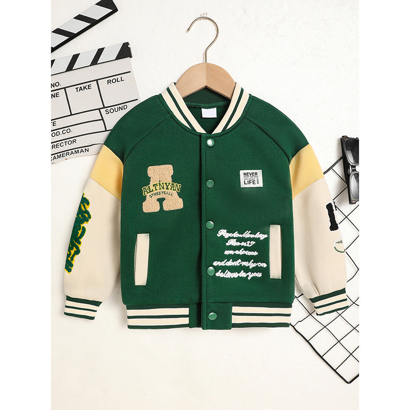 Jacket Baseball Collar Sports Casual Coat